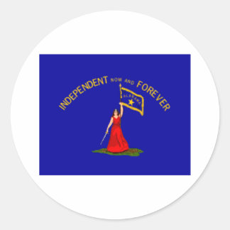 alabama secession flag classic round sticker