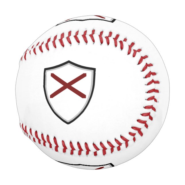 Alabama shield flag baseball (Front Right)
