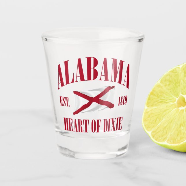 Alabama Shot Glass (Front)
