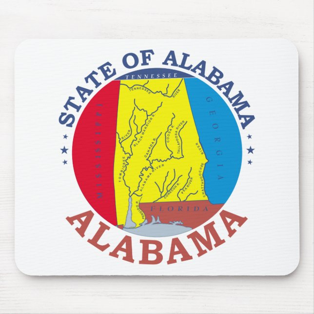 Alabama sign mouse mat (Front)