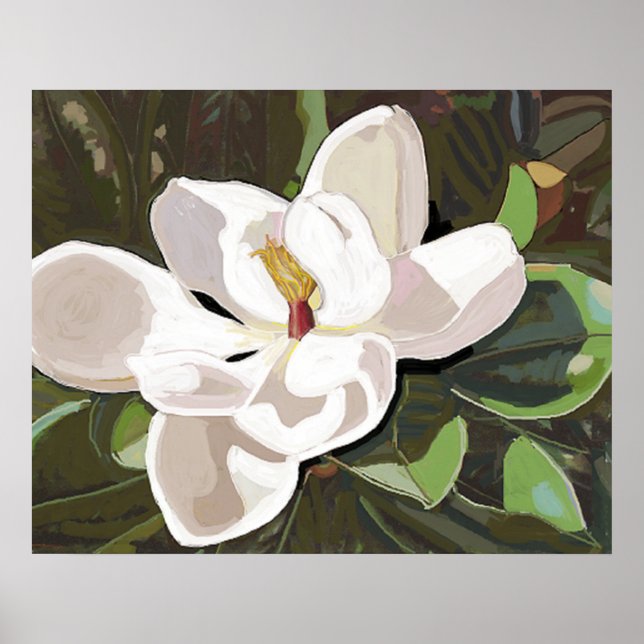 Alabama Southern Magnolia PAINTING Poster (Front)