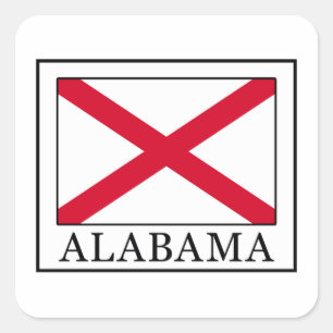Alabama Square Sticker