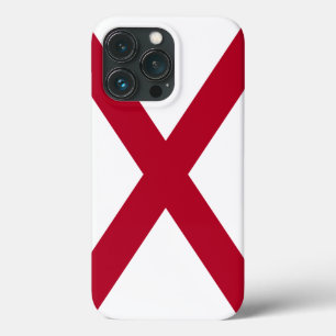 Alabama: St Andrew Crimson Cross Flag iPhone 13 Pro Case