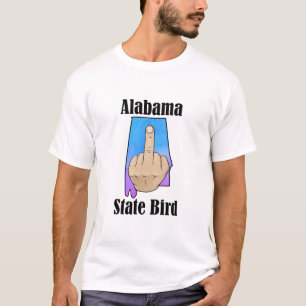 Alabama state bird t-shirt middle finger color