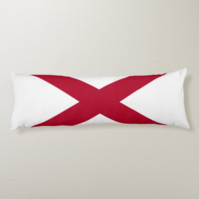 Alabama State Flag Body Cushion (Back)