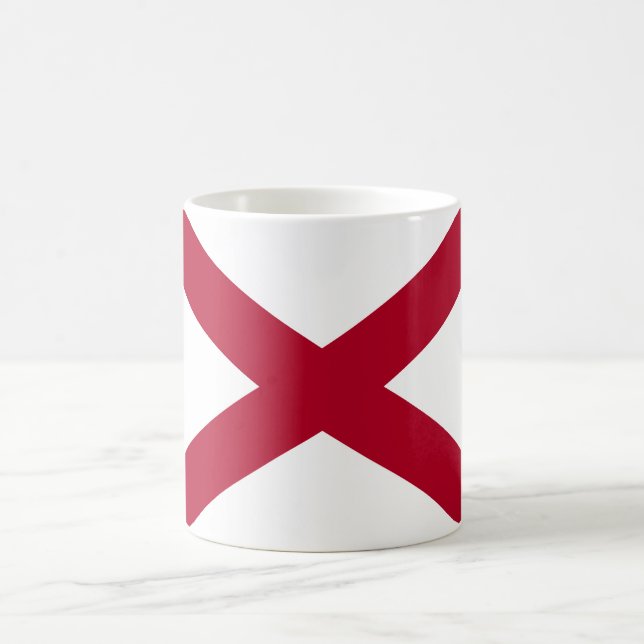 Alabama State Flag Coffee Mug (Center)