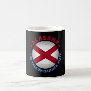 ALABAMA STATE FLAG COFFEE MUG