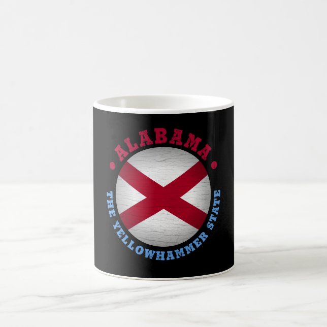 ALABAMA STATE FLAG COFFEE MUG (Center)