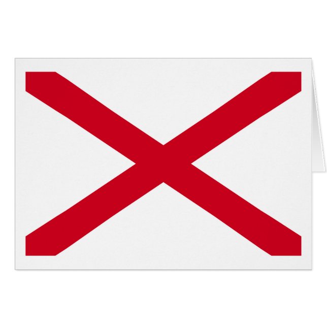 Alabama State Flag Design (Front Horizontal)