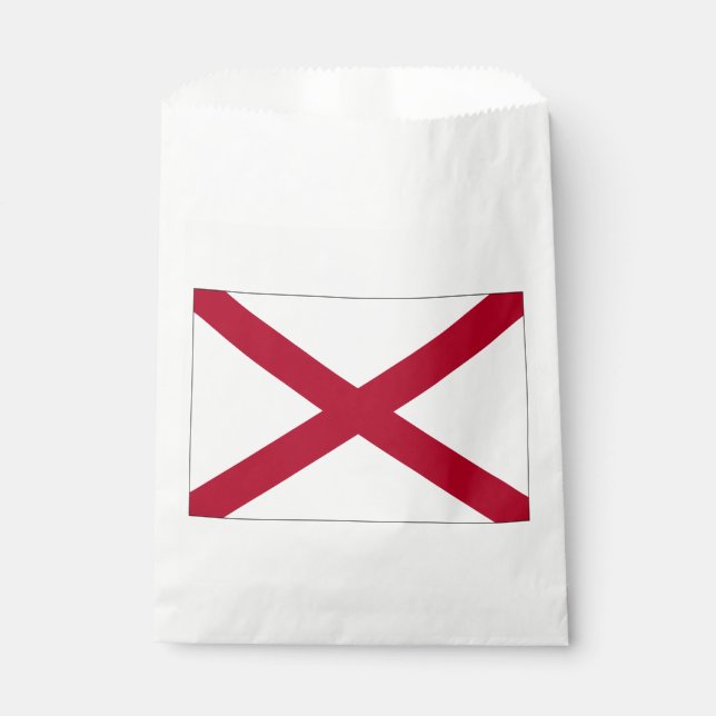 Alabama State Flag Favour Bags (Front)
