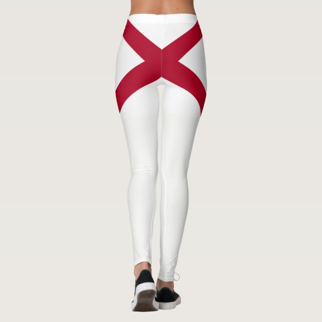 Alabama State flag Leggings (Back)