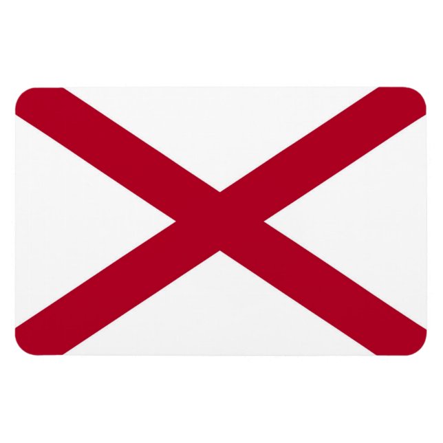 Alabama State flag Magnet (Horizontal)
