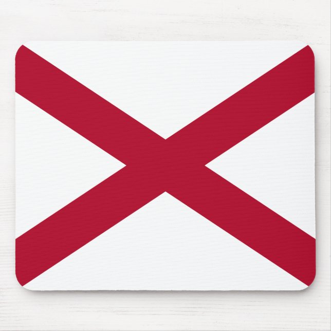 Alabama State Flag Mouse Pad (Front)