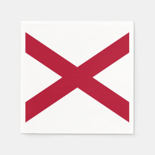Alabama State Flag Napkin