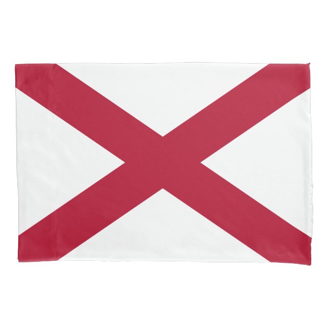 Alabama State Flag Pillowcase (Front)