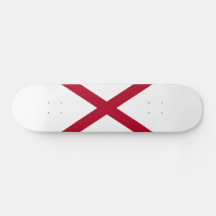 Alabama State Flag Skateboard