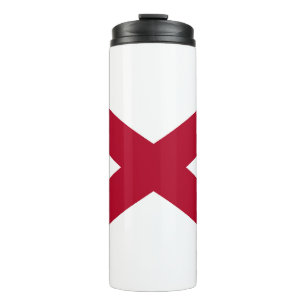 Alabama State Flag Thermal Tumbler