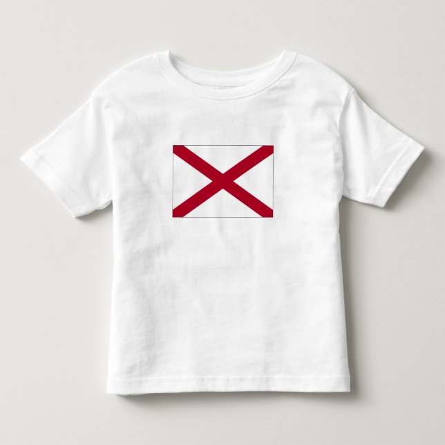 Alabama State Flag Toddler T-Shirt (Front)