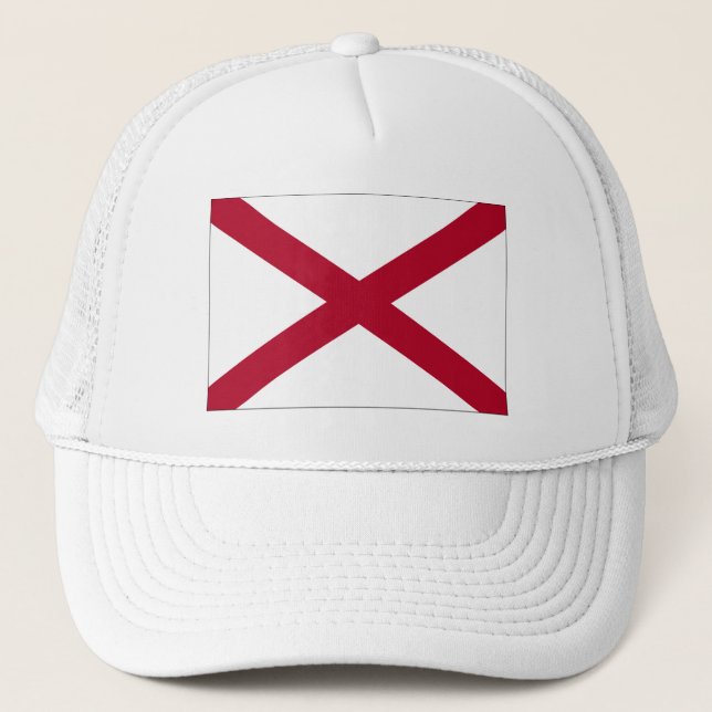 Alabama State Flag Trucker Hat (Front)