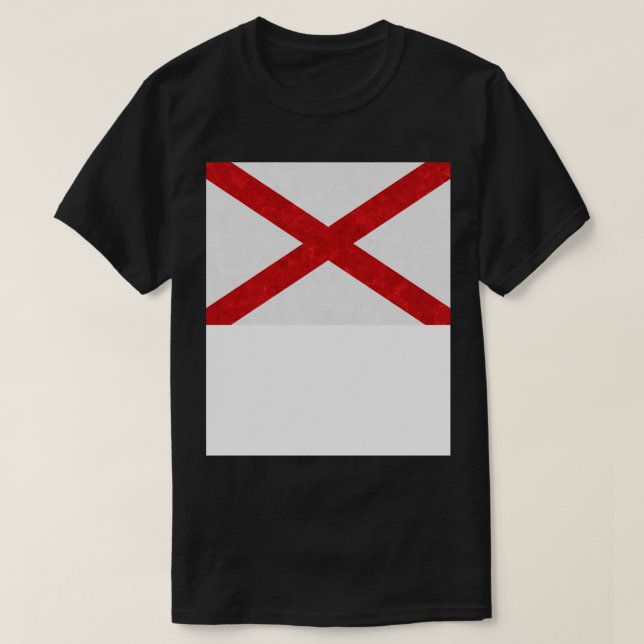 Alabama State Flag TShirt (Design Front)
