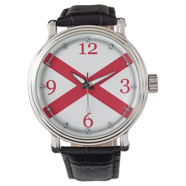 Alabama State Flag Watch Design (Front)