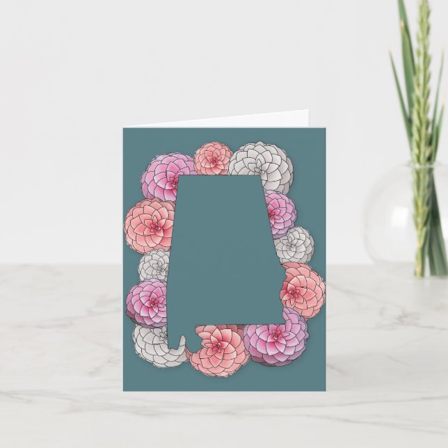 Alabama State Flower Thank You Card (Front)