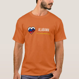 Alabama State Heart Logo T-Shirt