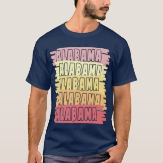 Alabama state name T-Shirt
