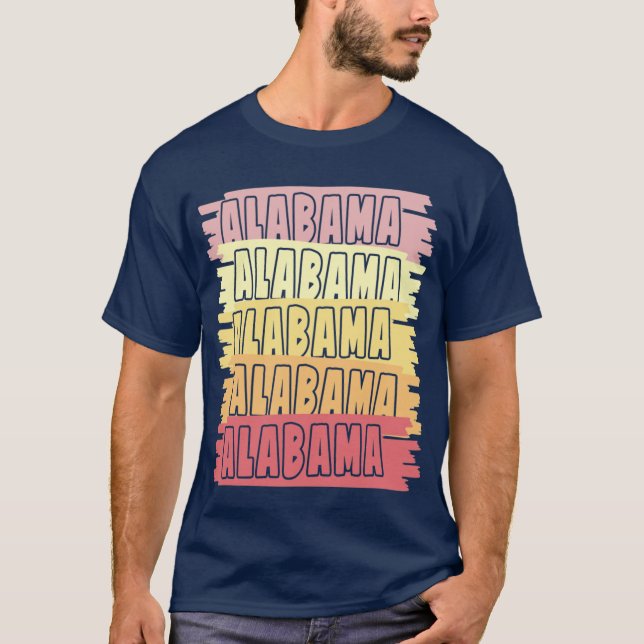 Alabama state name T-Shirt (Front)