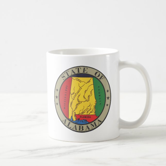 Alabama State Seal Coffee Mug (Right)