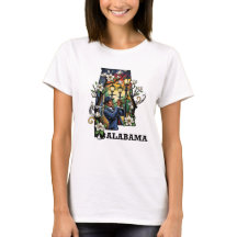 Alabama State Tattoo Style – Jazz & Magnolia