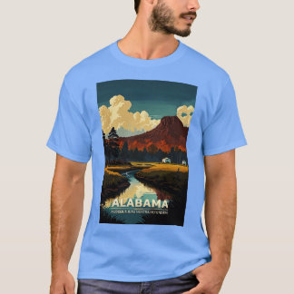 Alabama State Travel 3 T-Shirt
