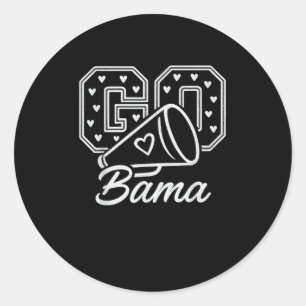 Alabama State Vintage Lover Men Women &amp; Kids T Classic Round Sticker