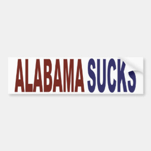 Alabama Sucks Bumper Sticker