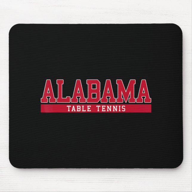 Alabama Table Tennis  Mouse Mat (Front)