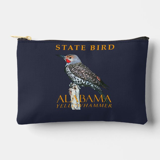 Alabama Territory Bird The Common Flicker Accessory Pouch (Front)