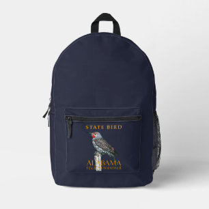 Alabama Territory Bird The Common Flicker Printed Backpack