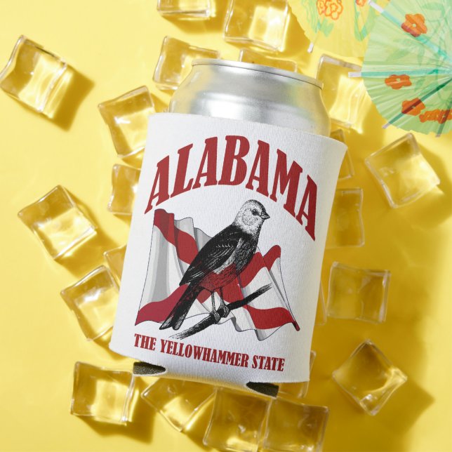 Alabama,The Yellowhammer State Can Cooler (In Situ Summer)