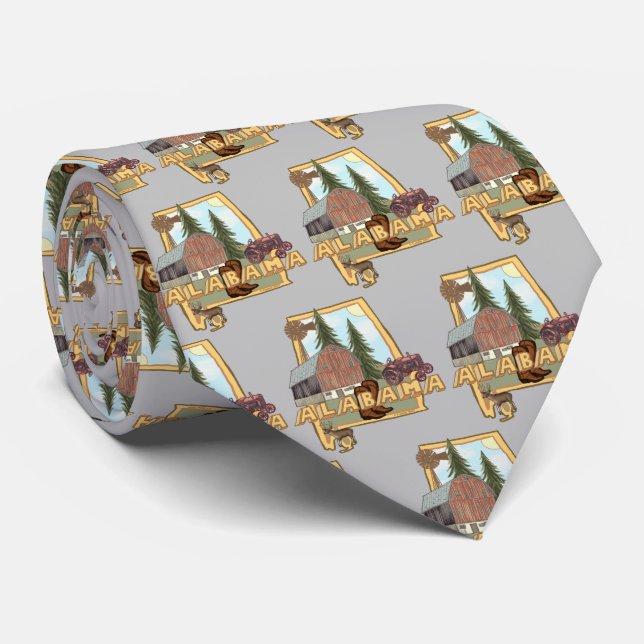 Alabama  Tie  (Rolled)