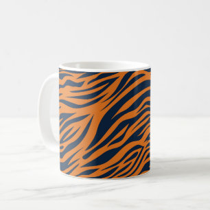 Alabama Tiger Orange and Blue  Coffee Mug