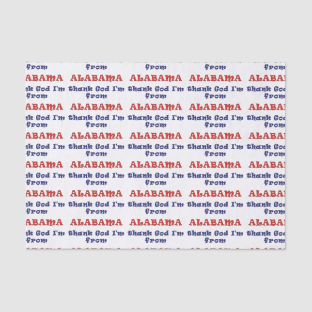 Alabama Tissue Paper (Front)