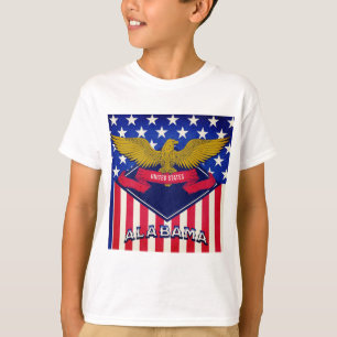 Alabama USA Flag T-Shirt