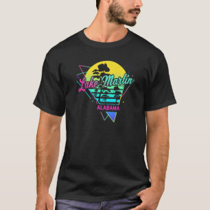 Alabama Usa Nostalgic Retro Lake Martin T-Shirt