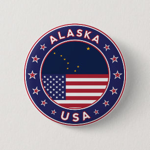 Alabama, USA States, Alabama t-shirt 6 Cm Round Badge