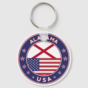Alabama, USA States, Alabama t-shirt, Alabama Key Ring