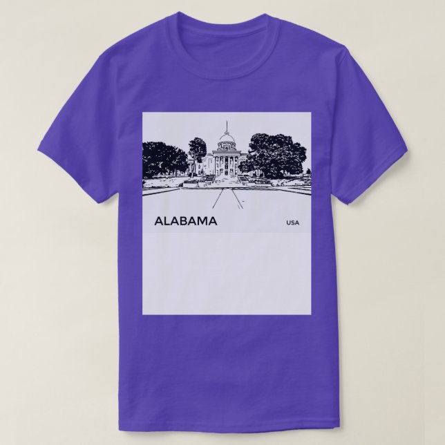 Alabama USA TShirt (Design Front)