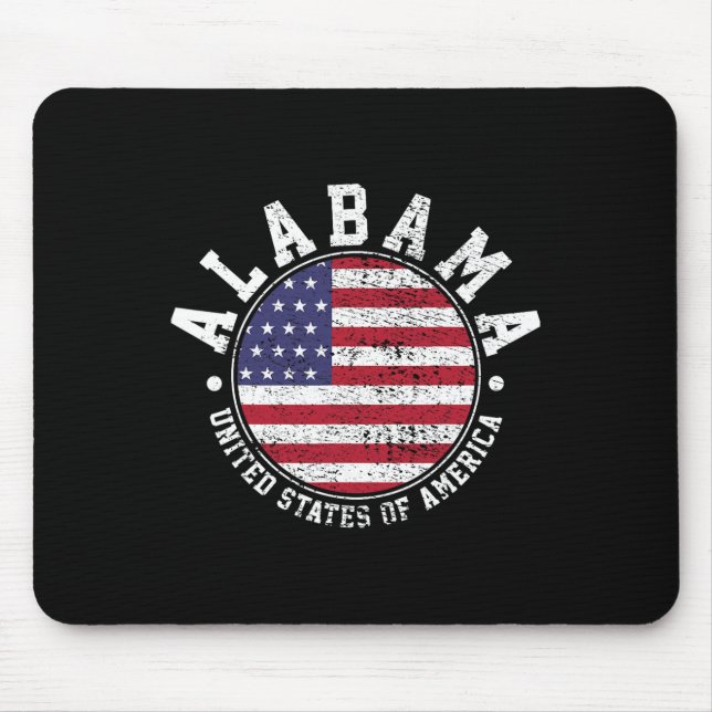 Alabama Vintage  Mouse Mat (Front)