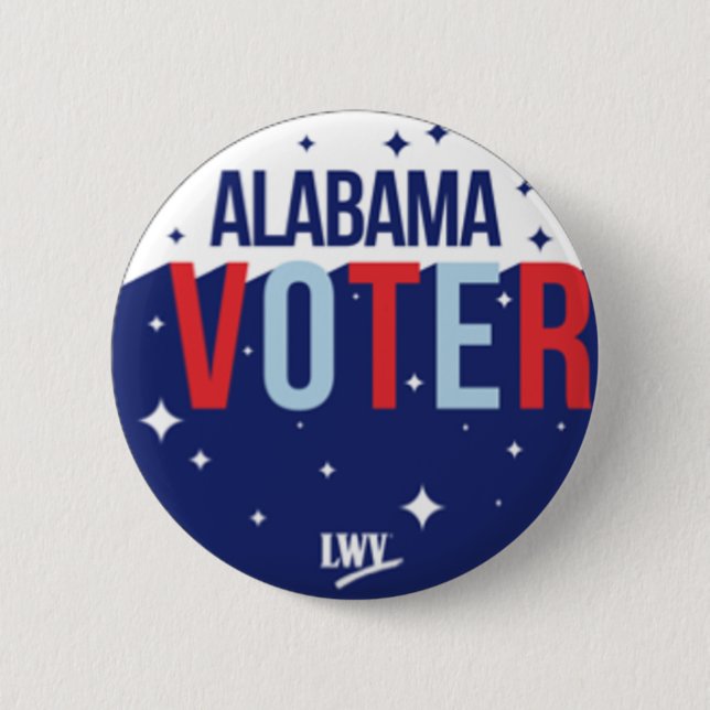 Alabama Voter Button (Front)