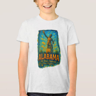 Alabama “We Dare Defend Our Rights” T-Shirt Tri-Blend Shirt