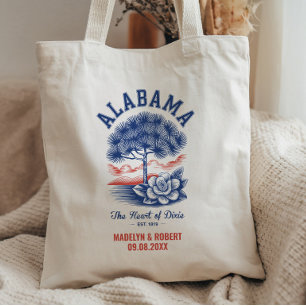 Alabama Wedding Welcome Gift Bridesmaids, Guests Tote Bag